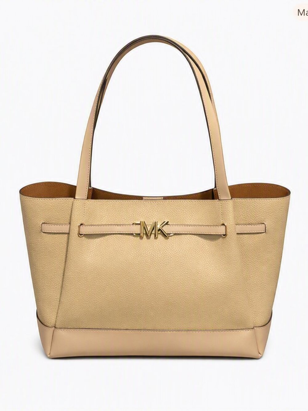 Michael Kors Reed Pebbled Leather Tote | Camel | Fall Luxury Essential